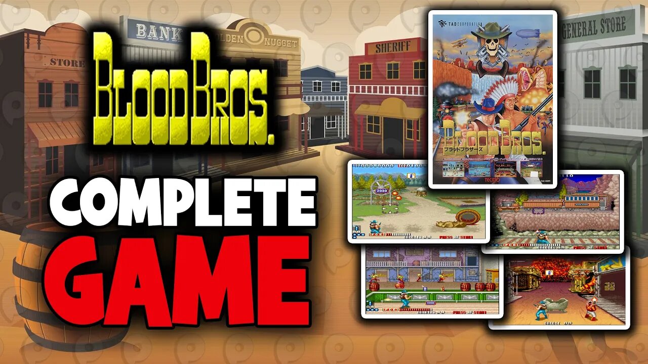 Blood Bros - Arcade / Complete Game (Blood Brothers)