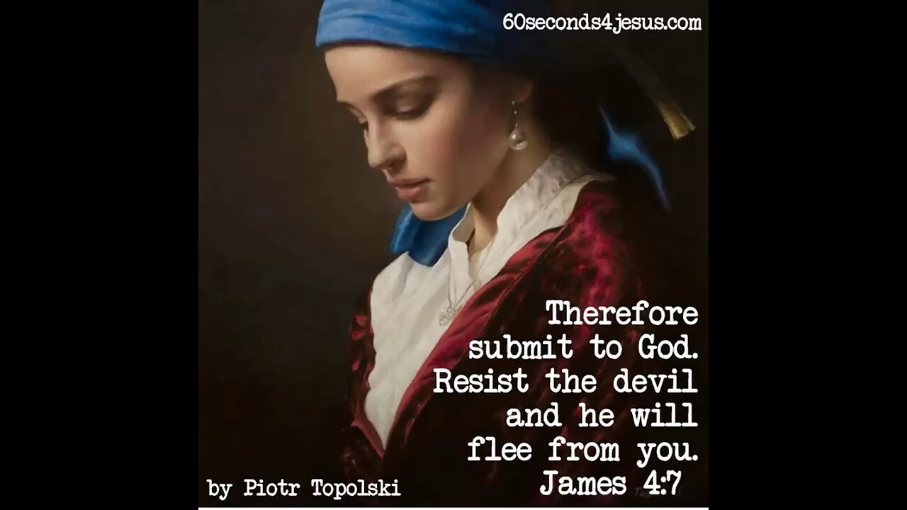 Resist the devil and he will flee!