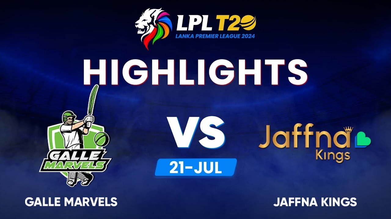 Galle Marvels v Jaffna Kings | Full Match Highlights | Final | Lanka Premier League | tapmad