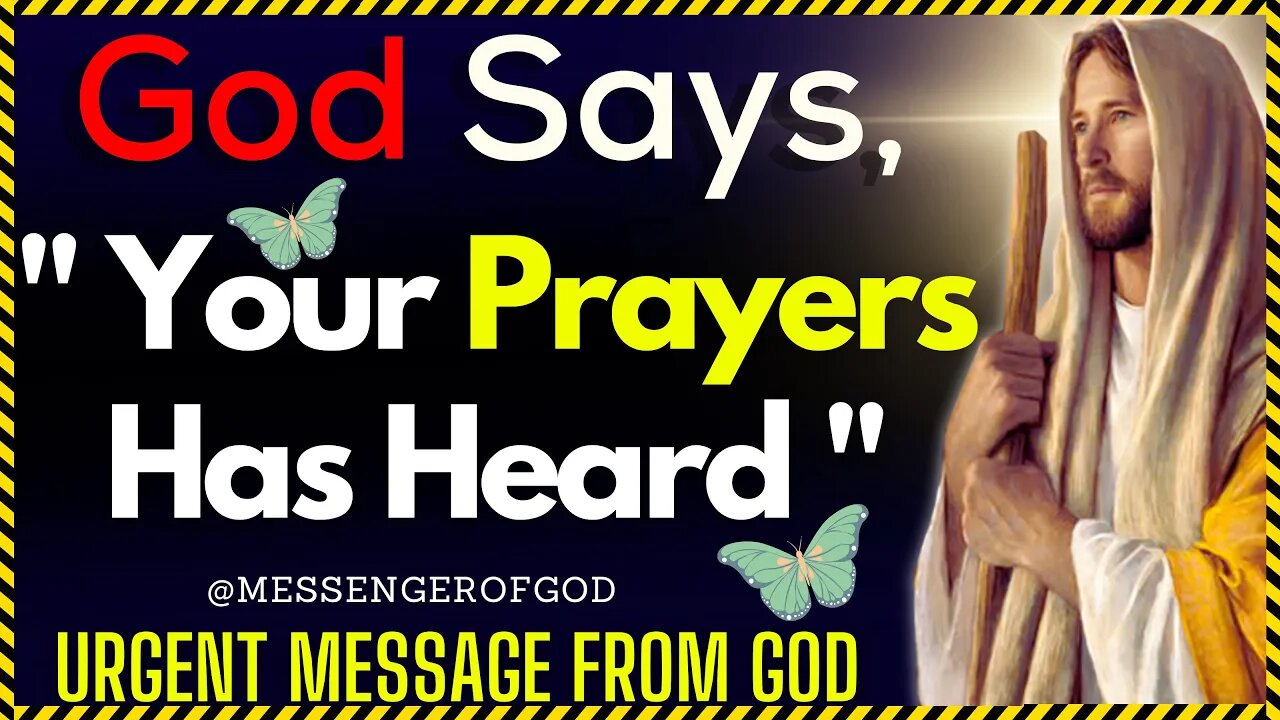 🌻 God Says" Your Prayers Has Heard " ✝️ Urgent Message From God💌 - Gods Message For Me Today ✝️