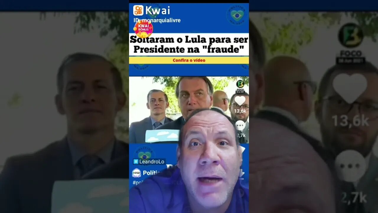 Bolsonaro : Tornaram lula elegível para ser presidente na base da fraude