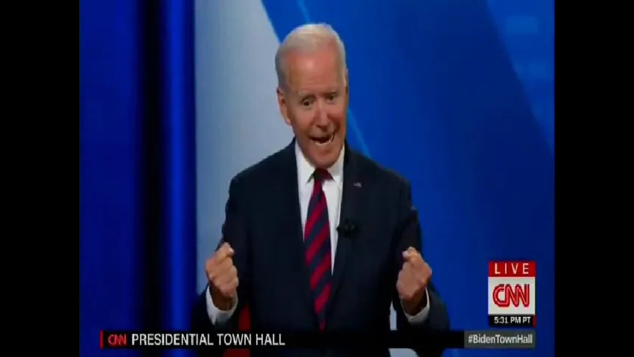 Hallucinating? Biden talks about satan and sucking blood out of children. What's wrong with him??