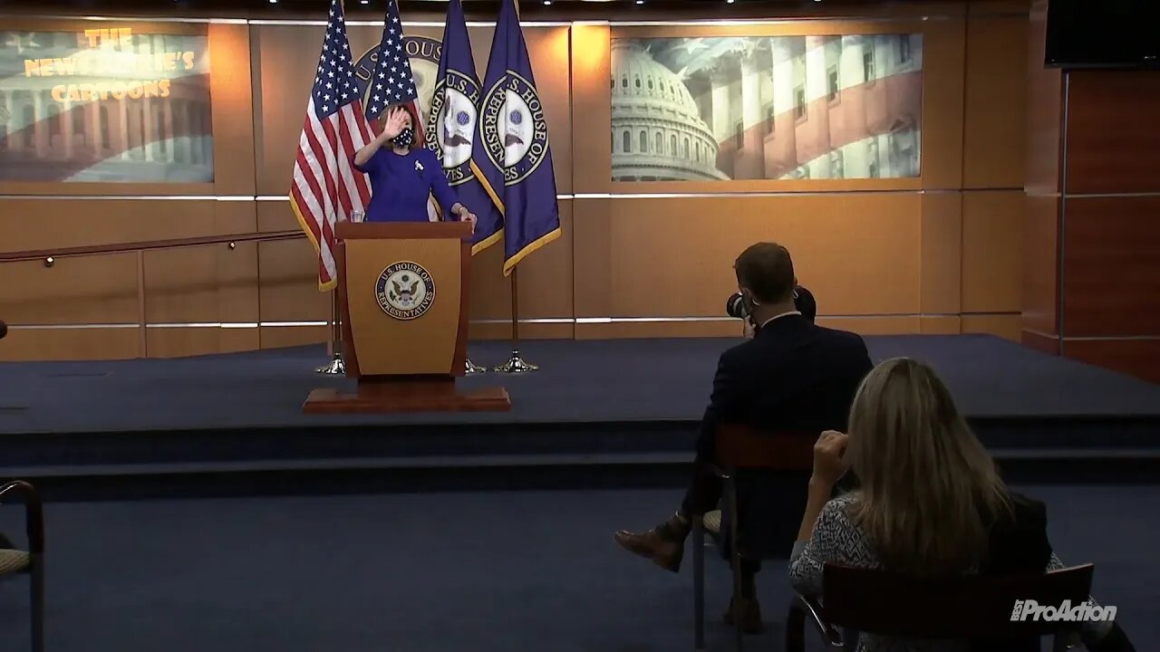 Pelosi shuts down reporter asking question on Joe Biden's 'corruption'.