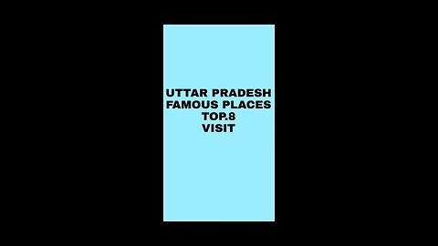 UTTAR Pradesh famous places