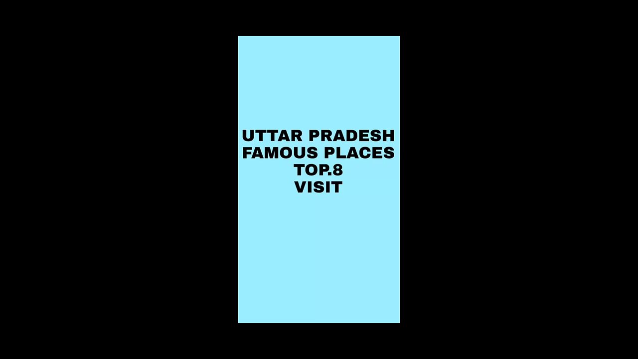 UTTAR Pradesh famous places