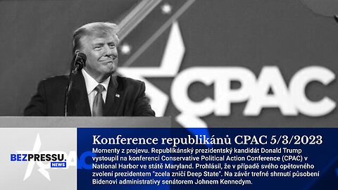 Konference republikánů CPAC 5/3/2023