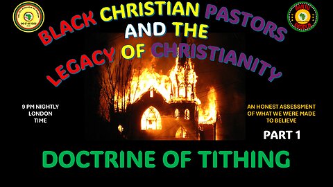 AFRICA IS THE HOLY LAND || BLACK CHRISTIAN PASTORS || DOCTRINE OF TITHING-PART 1