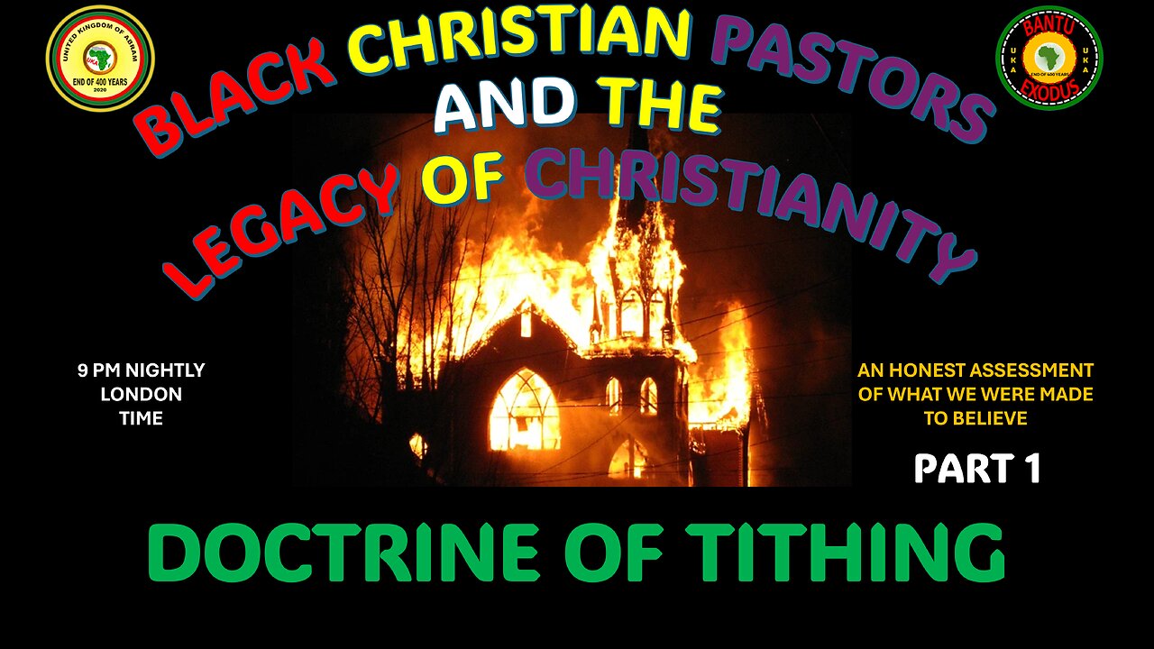 AFRICA IS THE HOLY LAND || BLACK CHRISTIAN PASTORS || DOCTRINE OF TITHING-PART 1