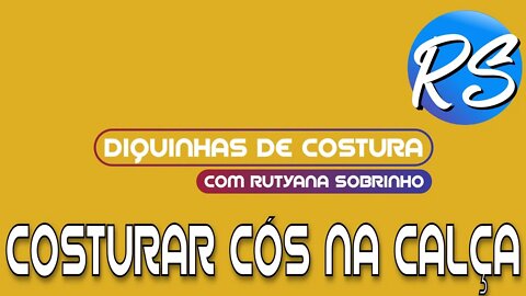 Como Costurar Cós na Calça - DEP 41
