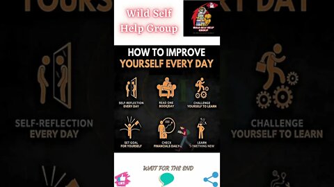 🔥How to improve yourself everyday🔥#shorts🔥#wildselfhelpgroup🔥31 August 2022🔥