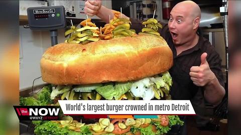 World's largest burger crowned in metro Detroit