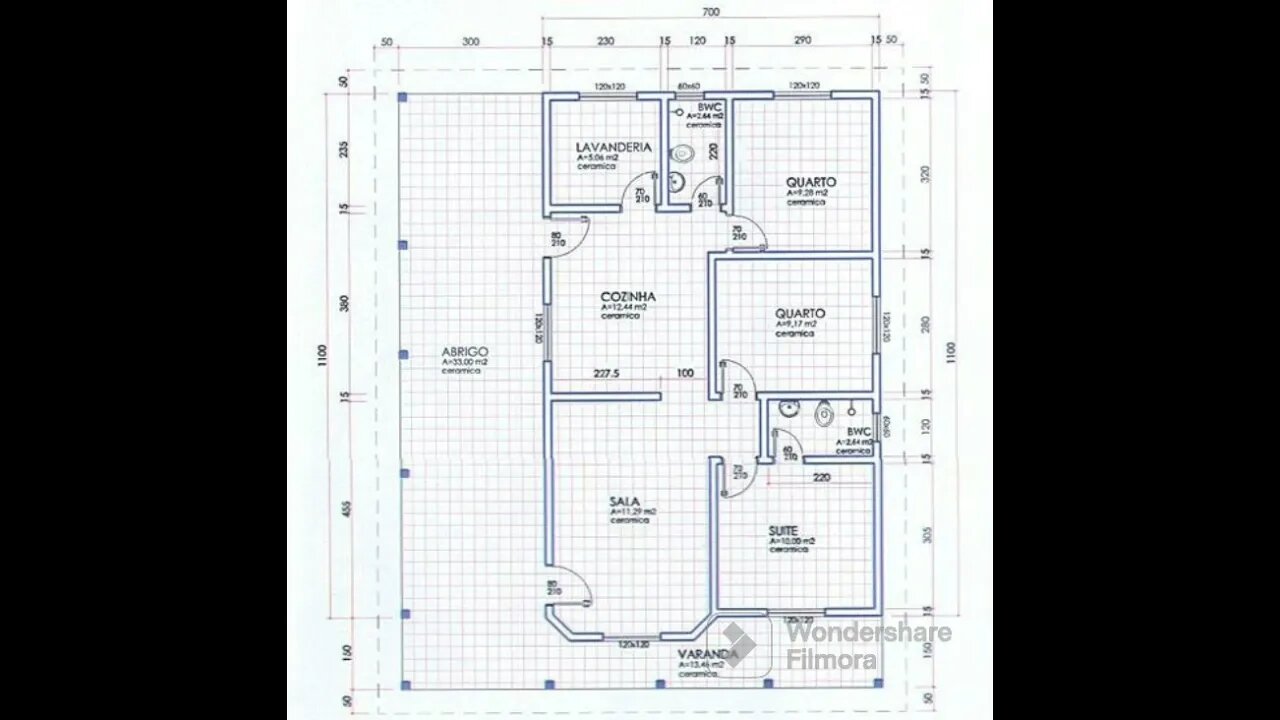 planta baixa 7x11/ com suite