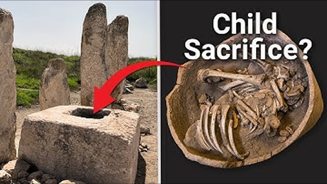 Child Sacrifice - Excavated Canaanite High Place: "the sin of the Amorites"