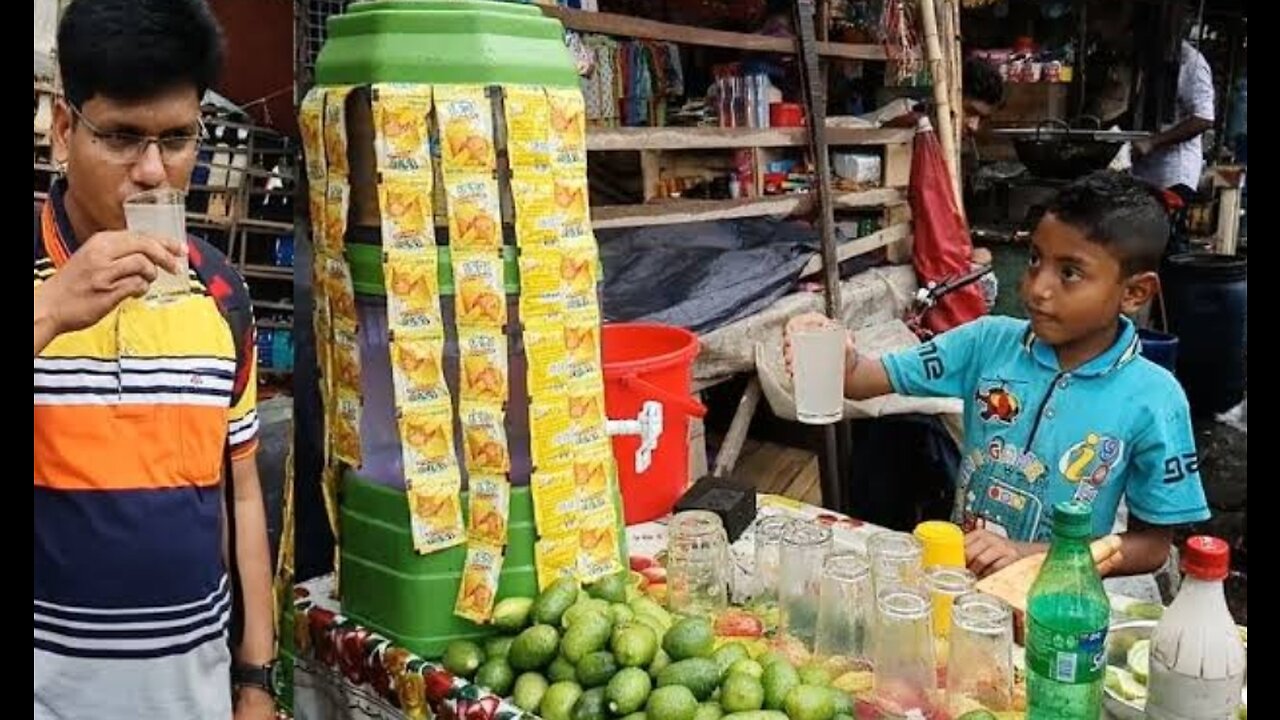 Kid selling grocery items 🥲🥲