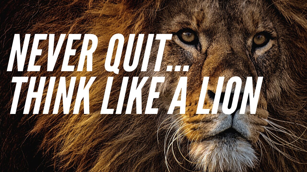 Think like a Lion motivation speech