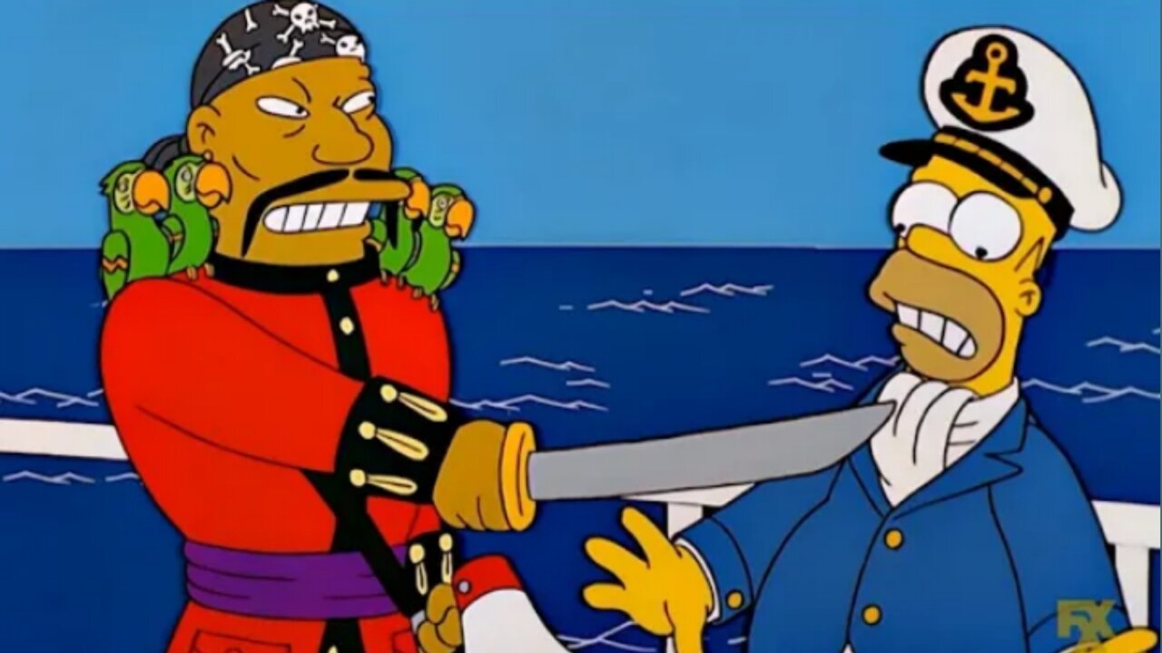 Homer Kidnapped by Chinese Pirates | Simpson Moni