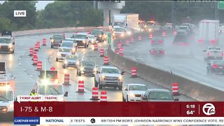 Flooding causing some problems on metro Detroit freeways