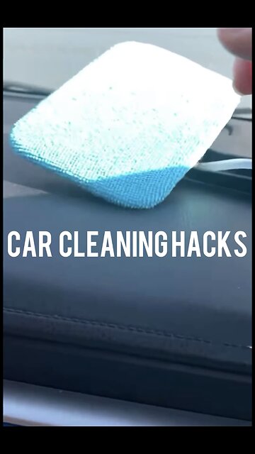Car Cleaning Hack!!