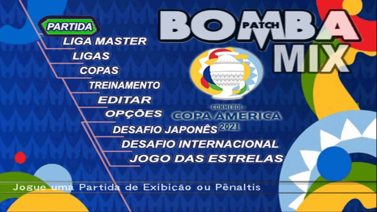 BOMBA PATCH 2021 PS2 GRÁTIS ATUALIZADO COPA AMERICA DAWNLOAD ISO MEDIAFIRE !!!