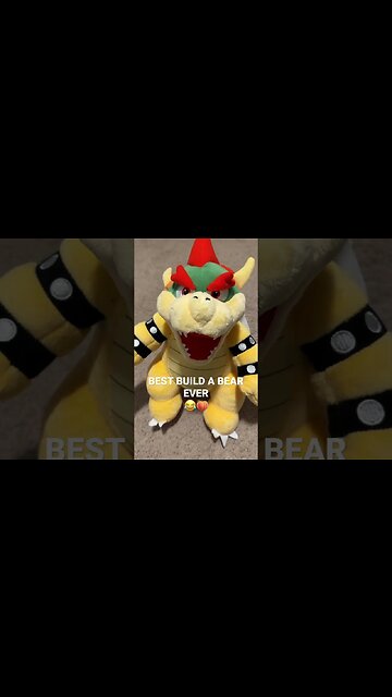 Best Build a Bear Ever 😂 #bowser #peaches #buildabear #supermariomovie