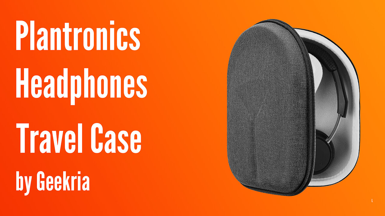 Plantronics Over-Ear Headphones Travel Case, Hard Shell Headset Carrying Case | Geekria