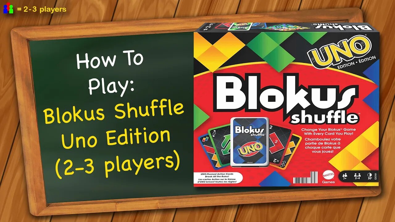 How to play Blokus Shuffle Uno Edition | 2-3 players