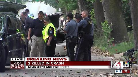 Two people dead after car crashes into a tree on Prospect Avenue