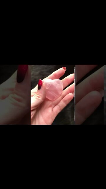 Rose Quartz Heart Tumble