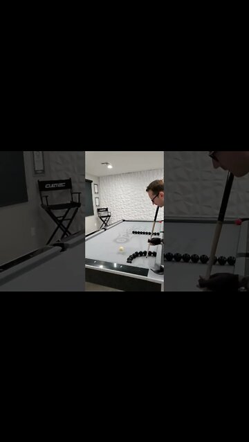 Jump Rail + Curve Shot = 🎱🔥 #shorts #8ballpool #billiards