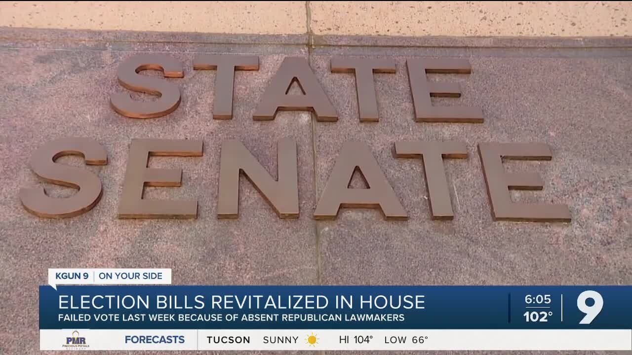 Arizona House passes election bills in party-line votes