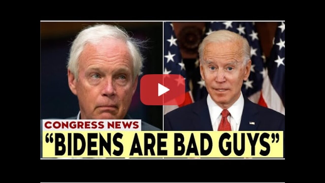 Senator Ron Johnson exposes the Biden crime family on the U.S. Senate Floor