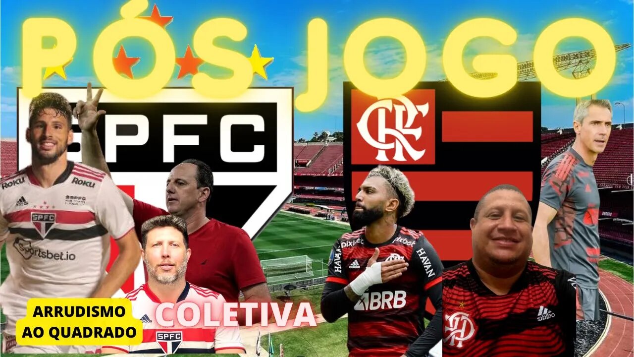 🔴ANÁLISE PÓS JOGO FLAMENGO X SÃO PAULO FC | COLETIVA DE ROGÉRIO CENI