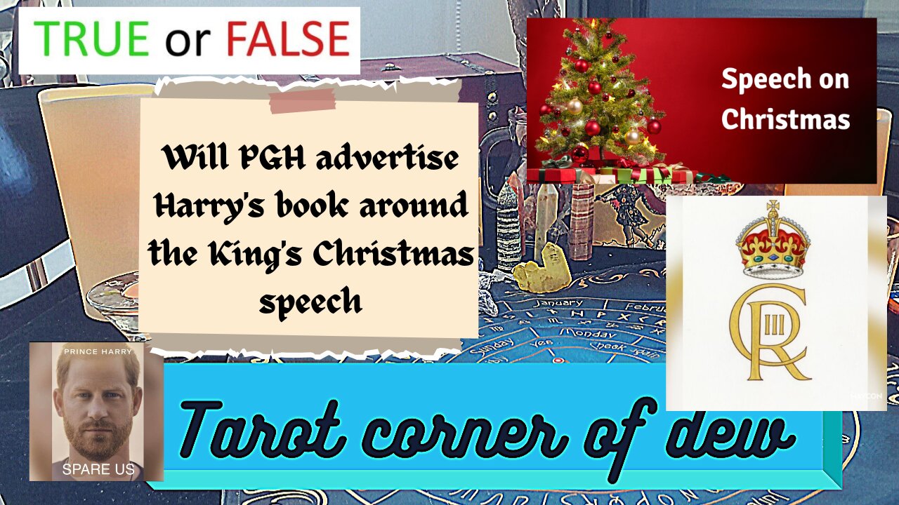 Truth or False: Is PGH considering to advertise Harry's book around KC's Christmas speech?