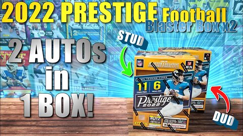 2 AUTOs in ONE Box | 2022 Prestige Football Blaster Box x2