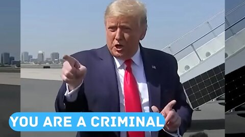 Trump: " Biden is A Criminal!! You are Criminals"