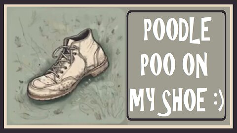 POODLE POO ON MY SHOE