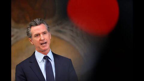 California Governor Gavin Newsom news conference