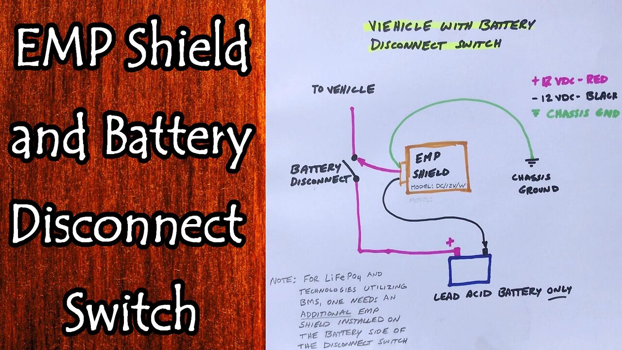 EMP Shield and Battery Disconnect Switch