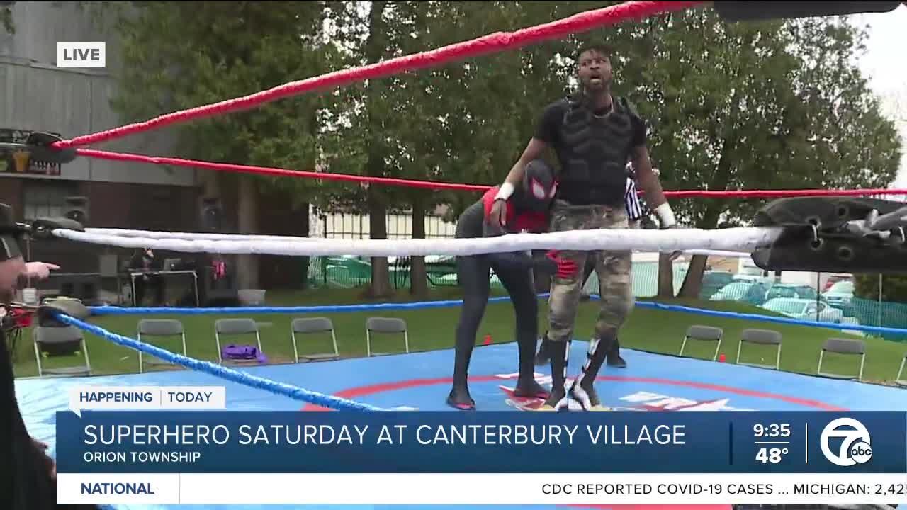 Superhero Saturday at Canterbury Village