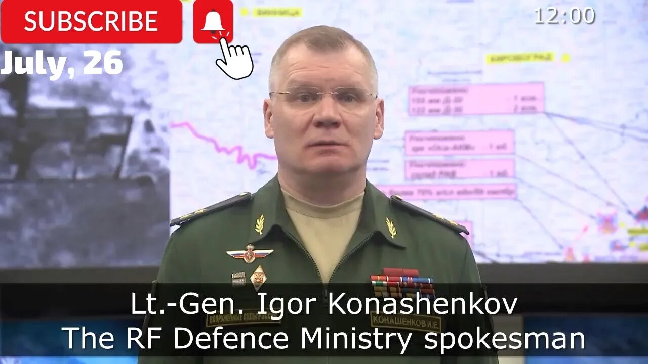 Russian Defence Ministry report on the progress of the special military operation in Ukraine!