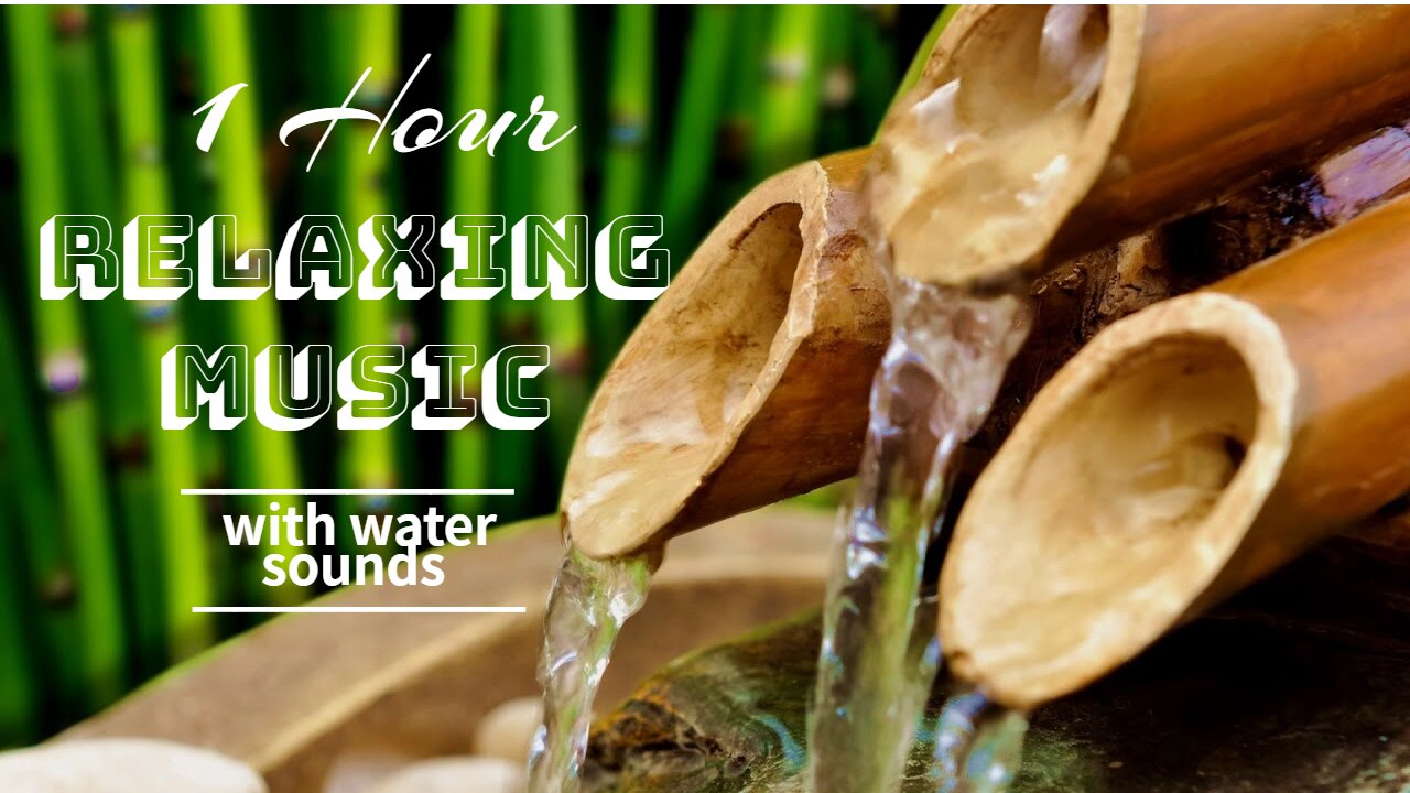 "1 hour of relaxing music with water sounds for meditation. Relax, unwind and feel at peace."