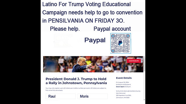VOTE TRUMP 2024 - Latino For Trump Voting Educational Campaign