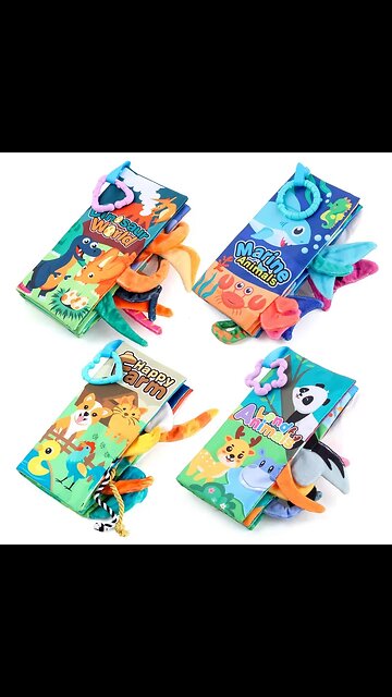 Children's Sensory Touch And Soft Feel Busy Book