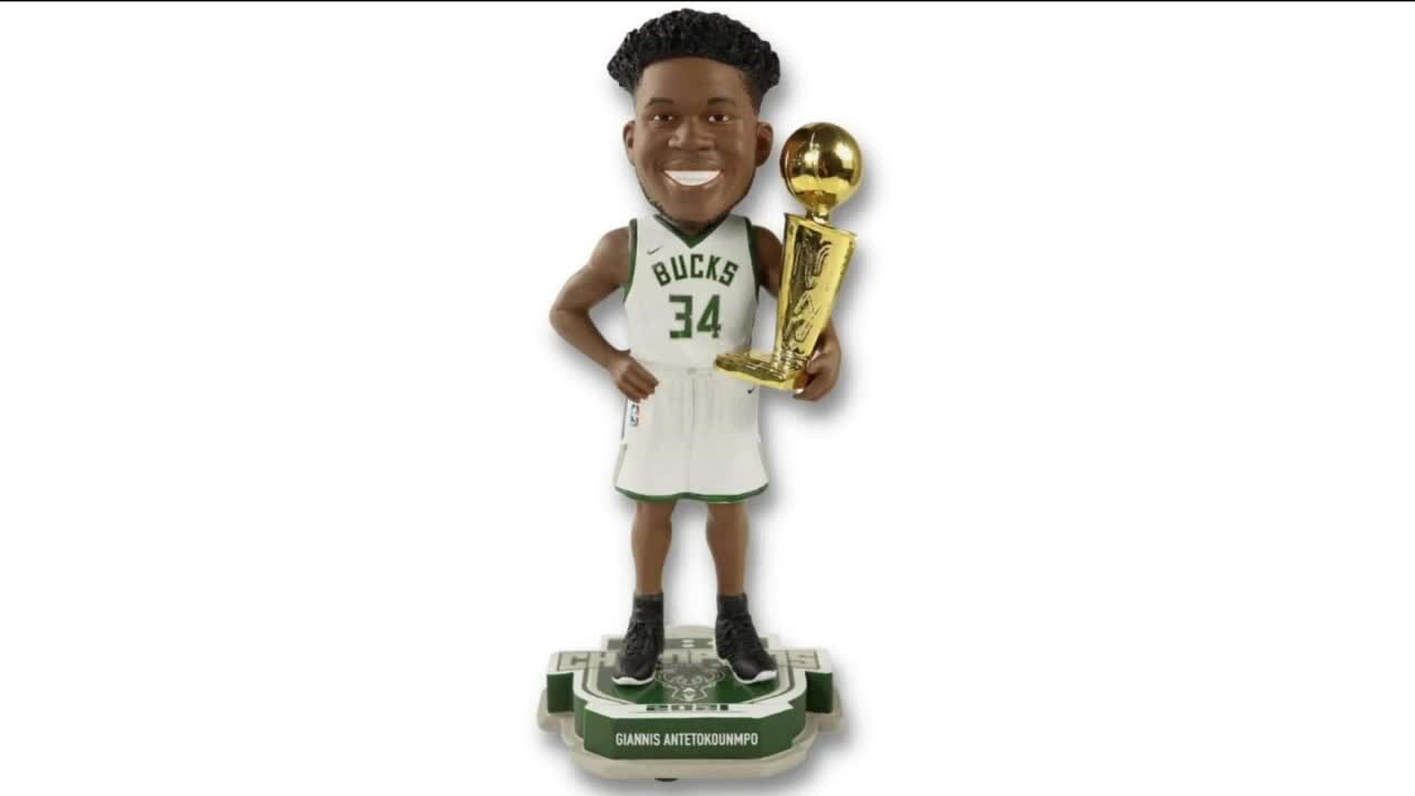 Milwaukee Bucks championship bobbleheads to be released Thursday