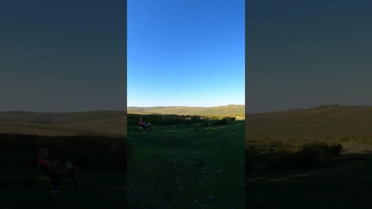 Sitting in the shade on.a hot day. Dartmoor . timelapse. GoPro Aug 2022