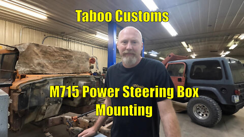 M715 Power Steering Box Mounting