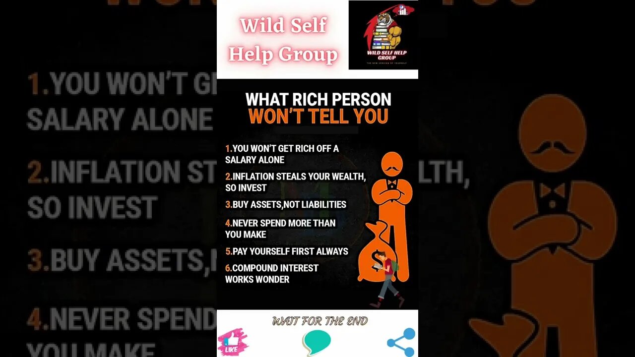 🔥What rich person won't tell you🔥#shorts🔥#wildselfhelpgroup🔥8 August 2022🔥