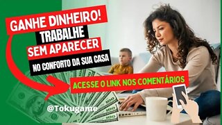 Ganhe dinheiro em casa, informações no link nos comentários