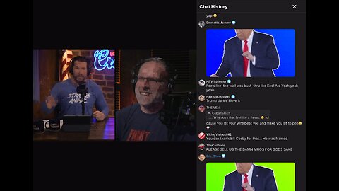 MugClub Trump Dance With Locals Chat Side by Side