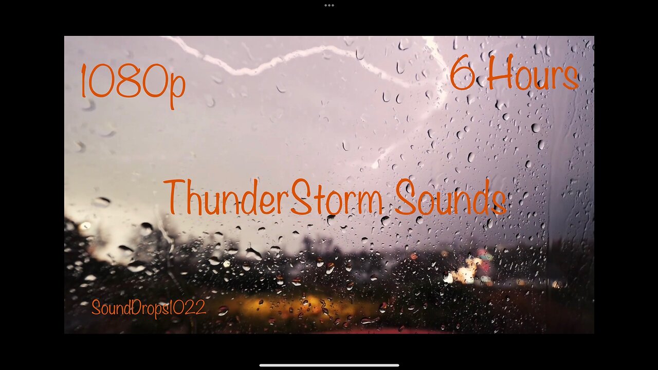 Obtain A Deep Focus From 6 Hours Of Thunderstorm Sounds Video